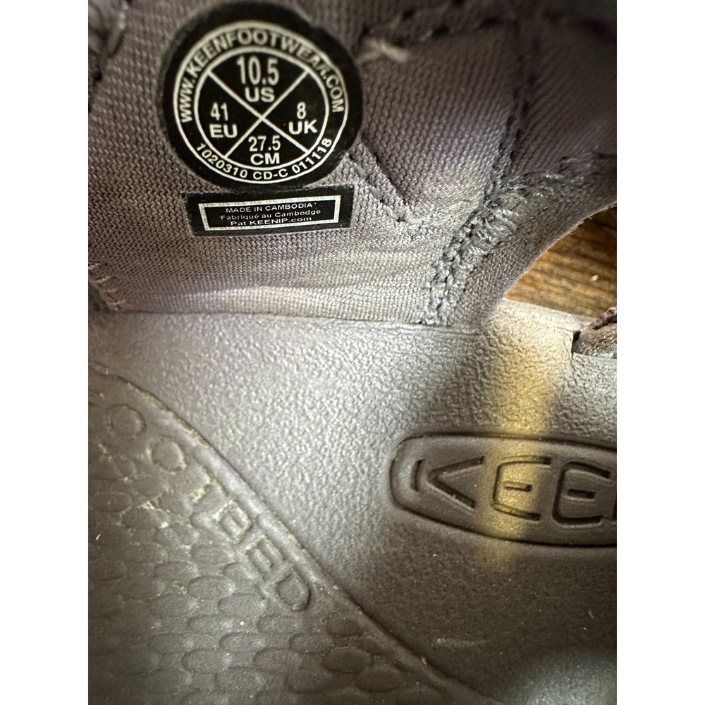 Keen Newport H2 Waterproof Closed Toe Sandals Size 10.5 Shark Swirl Water Hiking - Picture 11 of 14